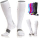 NEWZILL Medical Compression Socks for Women & Men Circulation 20-30 Mmhg, Best for Running Athletic Hiking Travel Flight Nurses