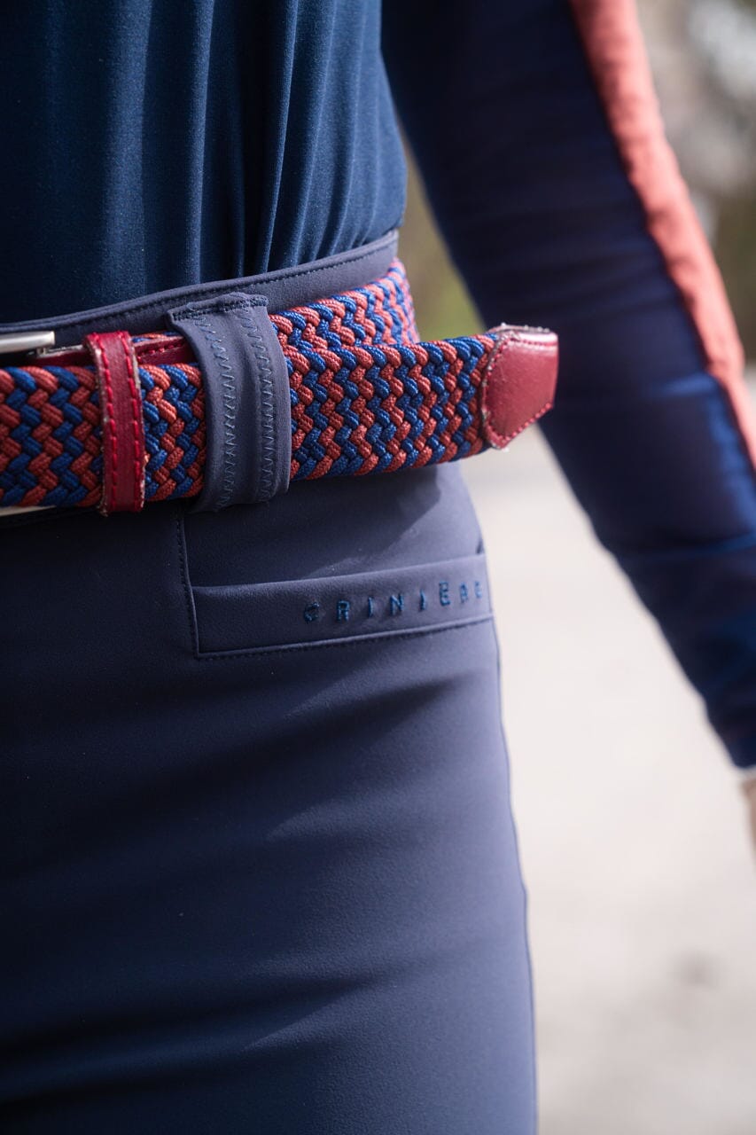 Juliette High Compression Breeches in Steel Blue - Premium