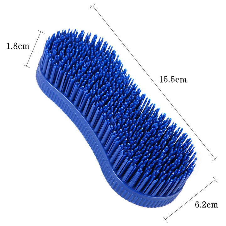 2 Pcs Silicone Horse Cleaning Grooming Brush Horse Grooming Brush Equestrian Massage Tool for Horse Grooming Care