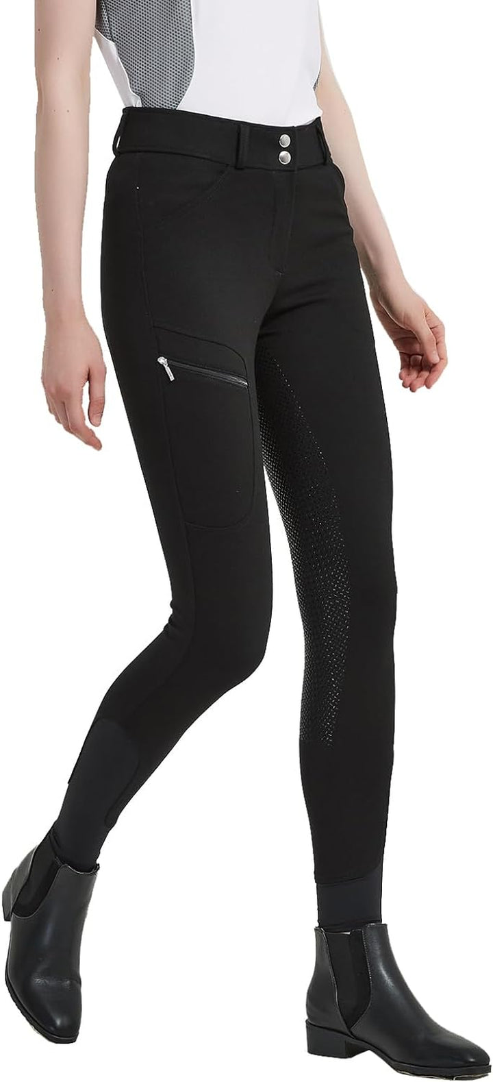 HR Farm Women'S Full Seat Silicone Grip Breeches Horse Riding Jodhpurs