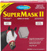 Supermask II Fly Mask without Ears for Average Size Horses, Full Face Coverage and Eye Protection from Insect Pests, Structured Classic Styling Mesh with Plush Trim, Horse Size