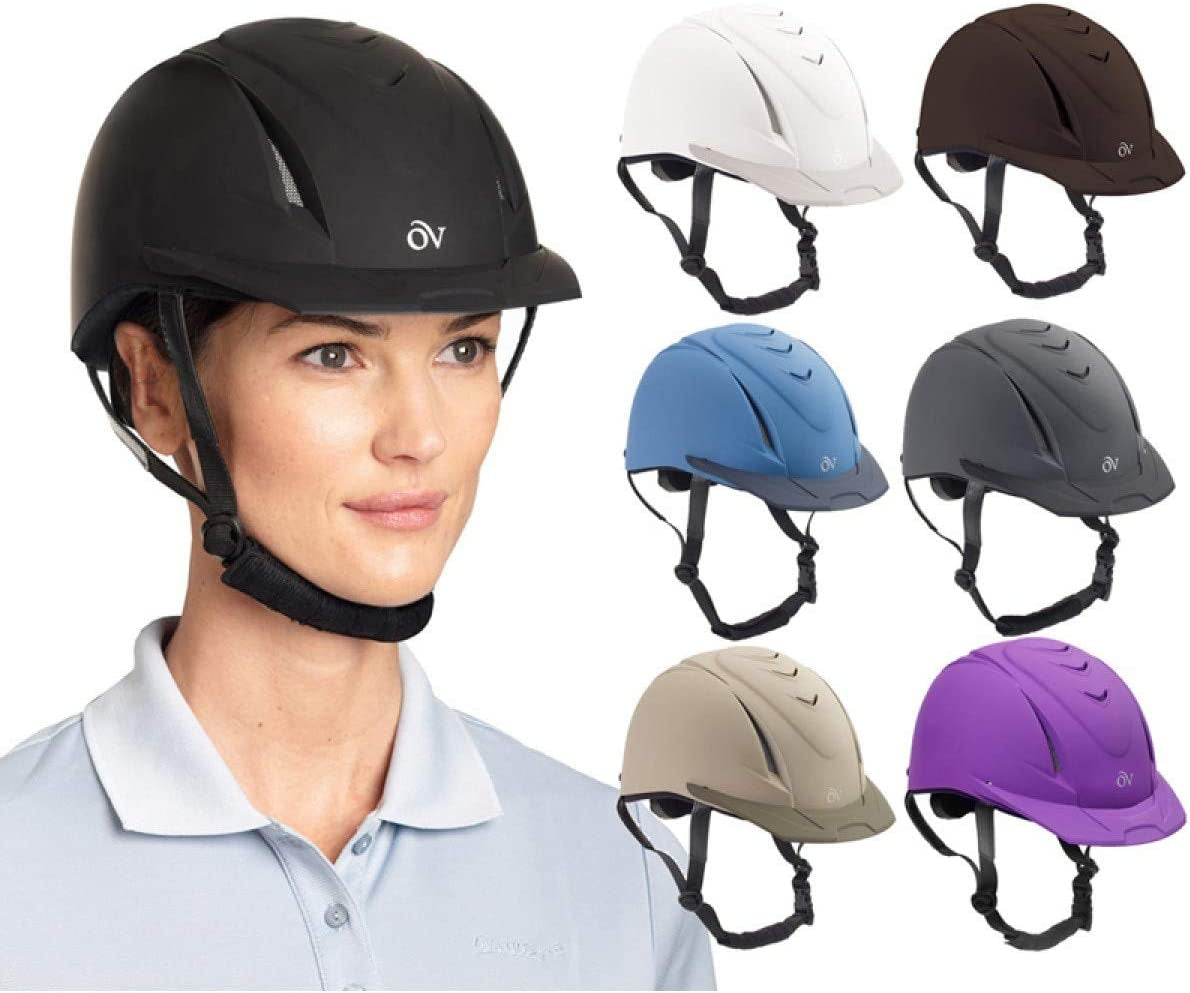 Profile Riding Helmet Ovation Deluxe Schoole Low Profile Horse Riding Helmet — Equestrian Life