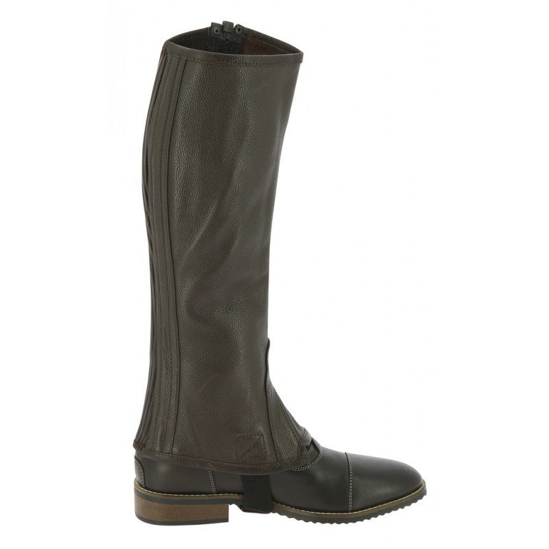 Equitheme Leather Half Chaps