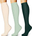 3 Pairs Compression Socks for Women & Men 15-20 Mmhg,Best Support for Nurses Running Hiking