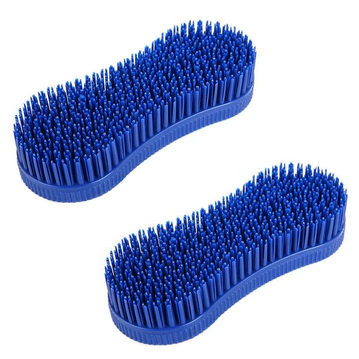 2 Pcs Silicone Horse Cleaning Grooming Brush Horse Grooming Brush Equestrian Massage Tool for Horse Grooming Care