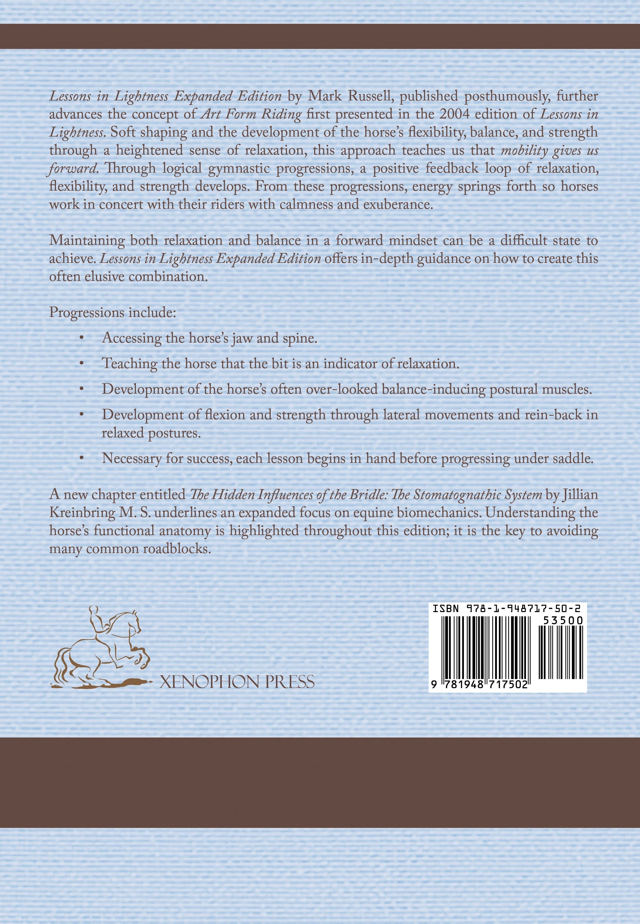Lessons in Lightness: The Art of Educating the Horse, Expanded Edition by Mark Russell