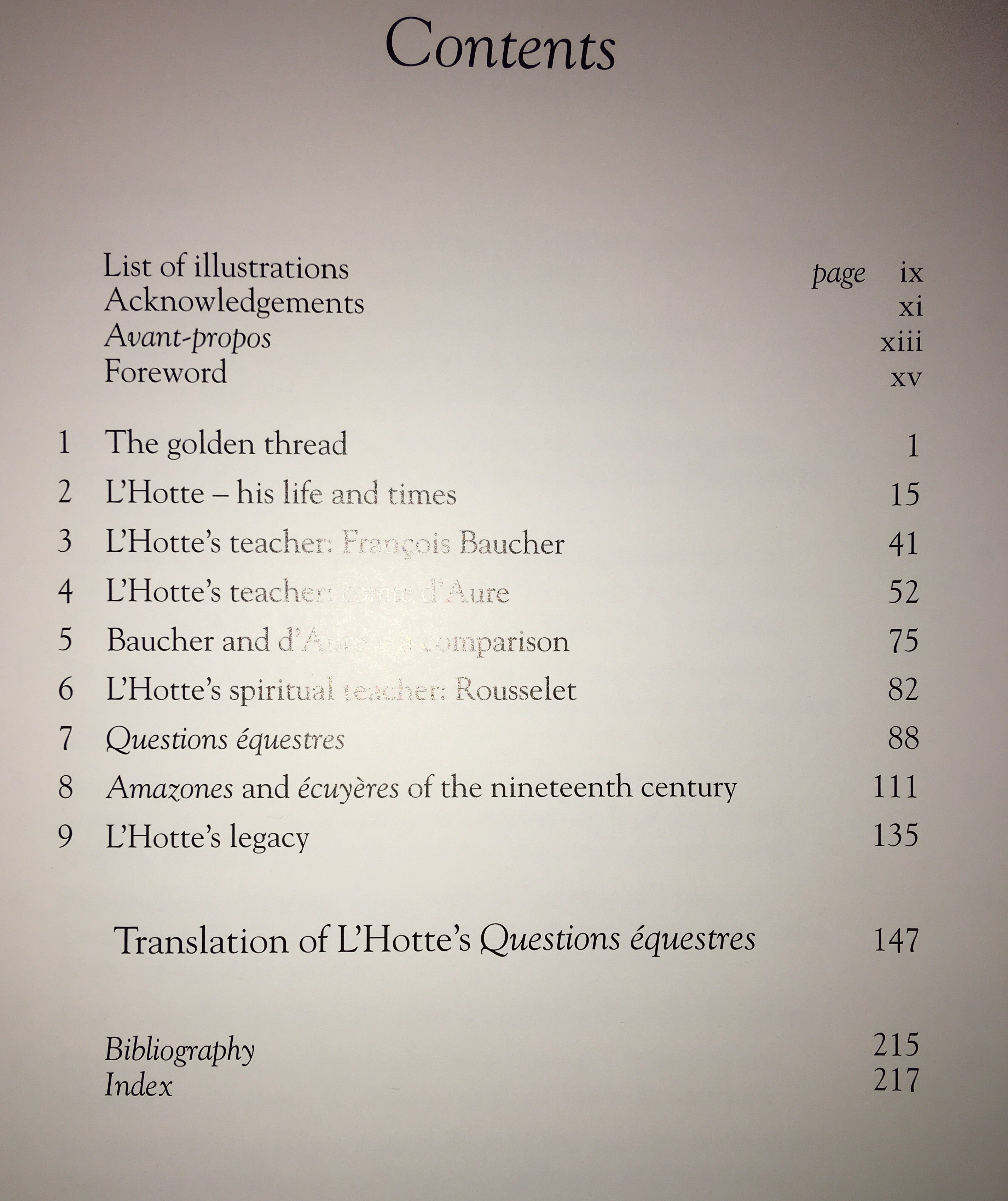 Alexis-Francois L'Hotte: The Quest for Lightness in Equitation Hardcover – contains full translation of L’Hotte’s “Questions Equestre”