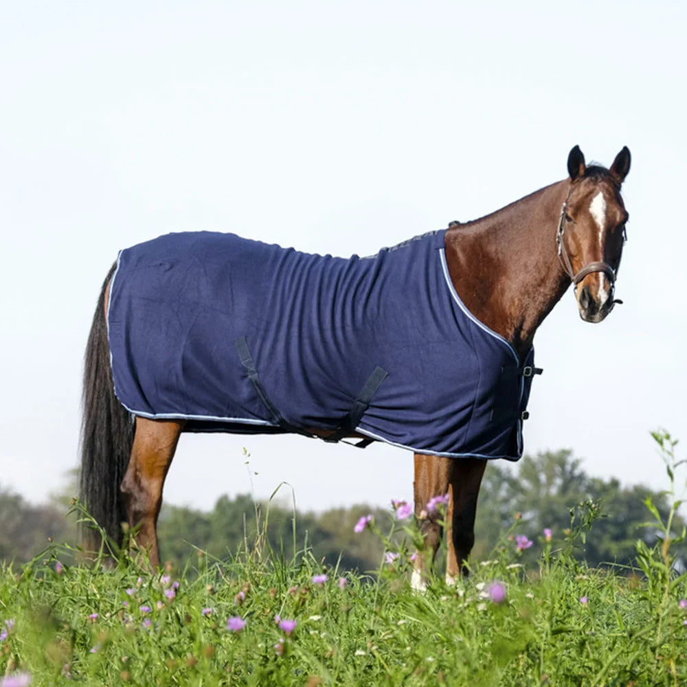 Riding World Polar Fleece Sheet with Cross Surcingles