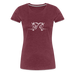 HORSE LOVER PREMIUM TRIBLEND T-SHIRT - heather burgundy