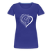 HORSE HEART TRIBLEND T-SHIRT - royal blue