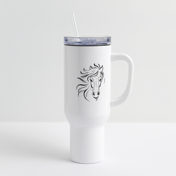 H1 40 oz Travel Tumbler - white