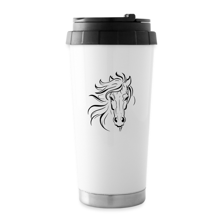 H1 16 oz Travel Mug - white