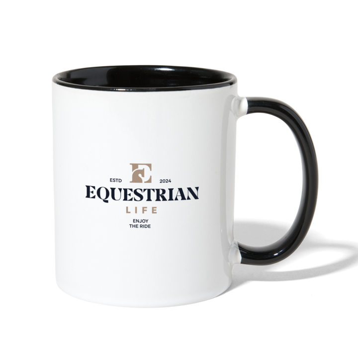 EL Contrast Coffee Mug - white/black