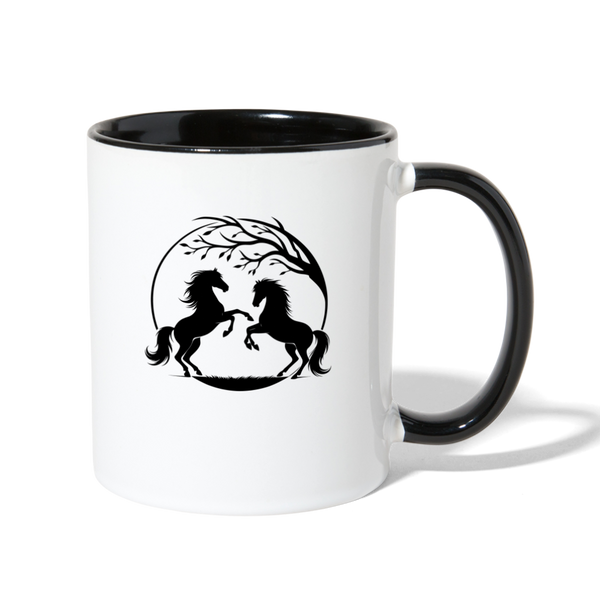 H2 Contrast Coffee Mug - white/black