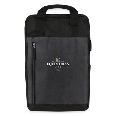 EL Laptop Backpack - heather dark gray/black